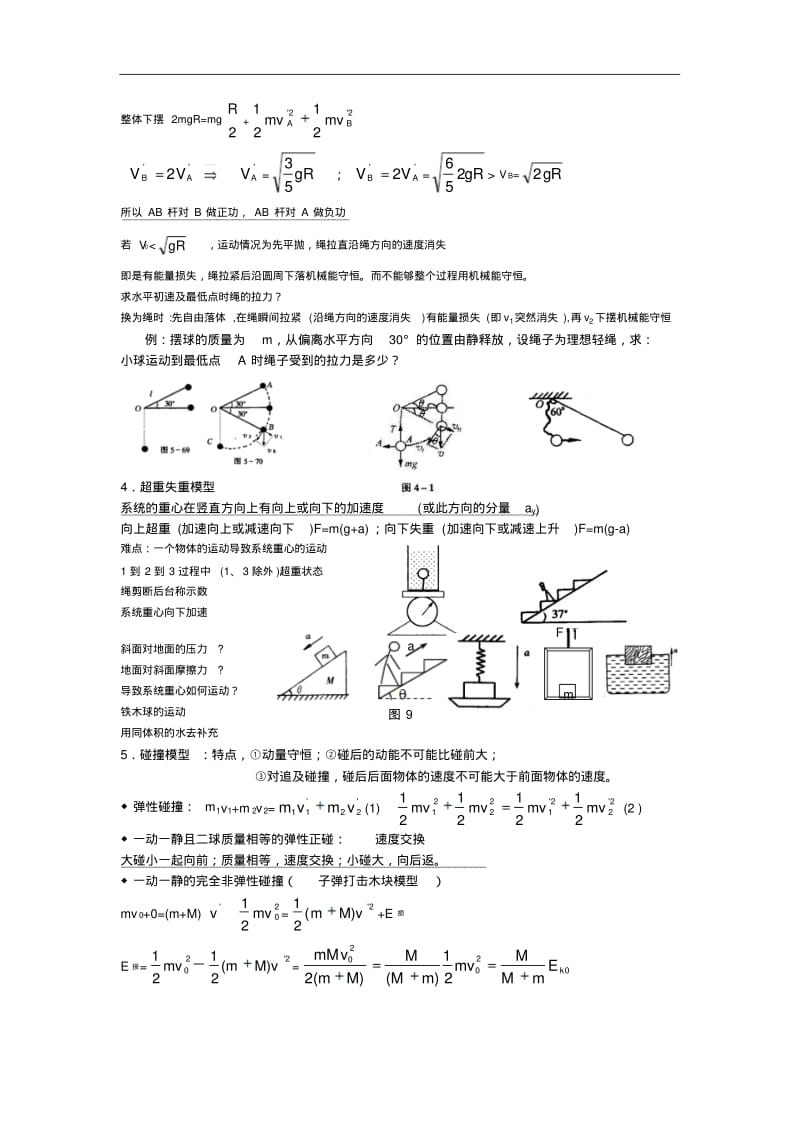 2013年高考物理复习二(力学模型及方法).pdf_第2页