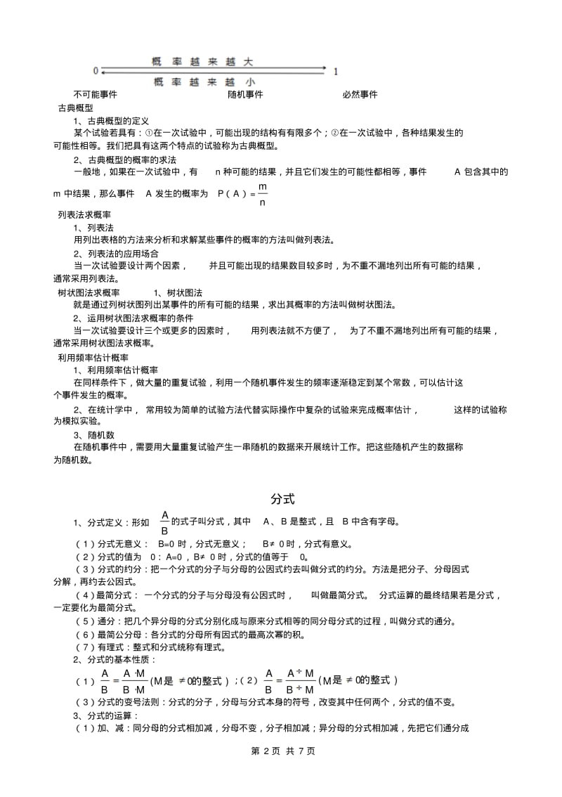 苏教版八年级下期末复习数学知识点总结.pdf_第2页