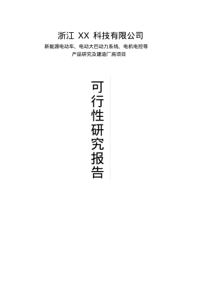 新公司项目可行性报告要点.pdf