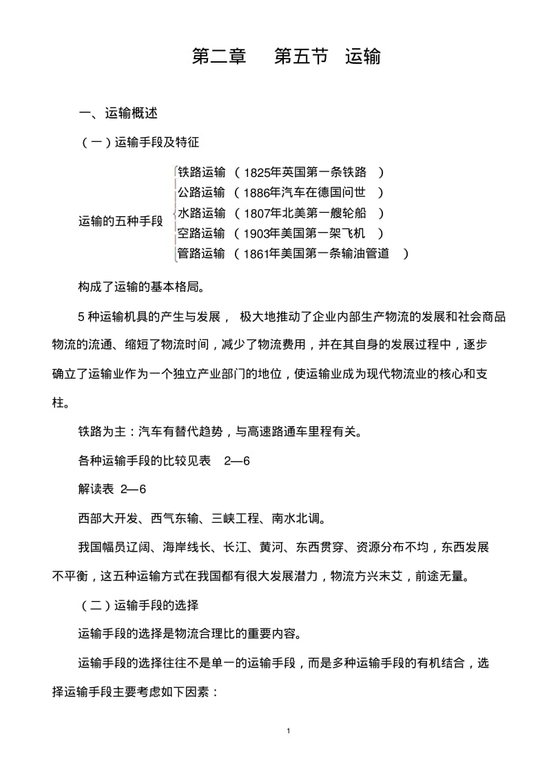 物流运输要点.pdf_第1页