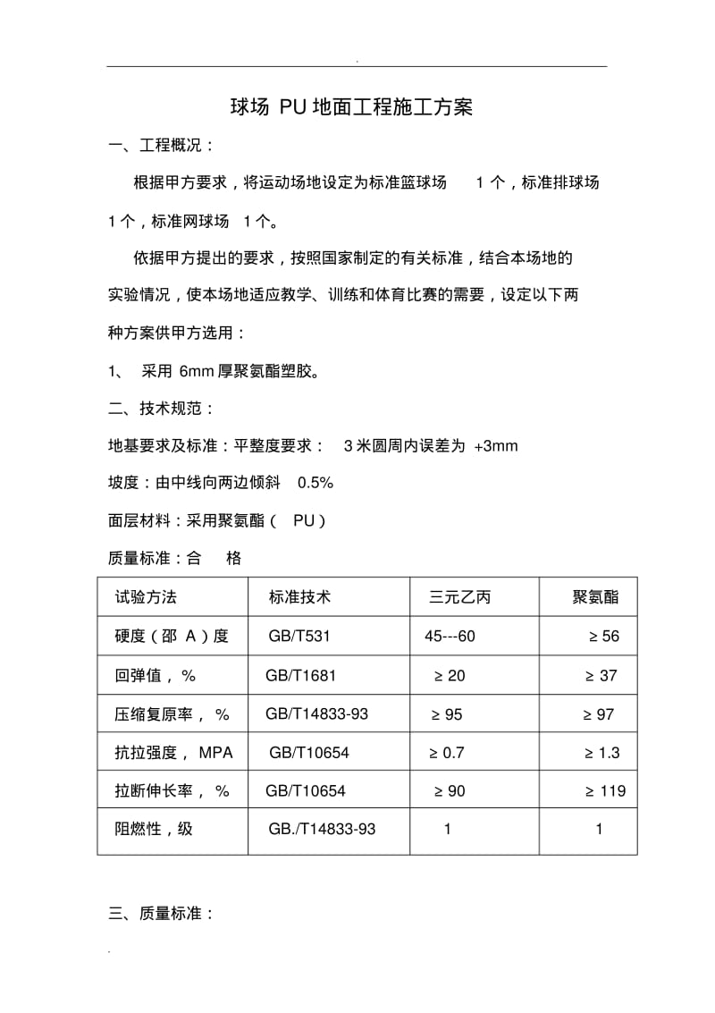 pu篮球场、网球场、羽毛球场施工方案.pdf_第1页