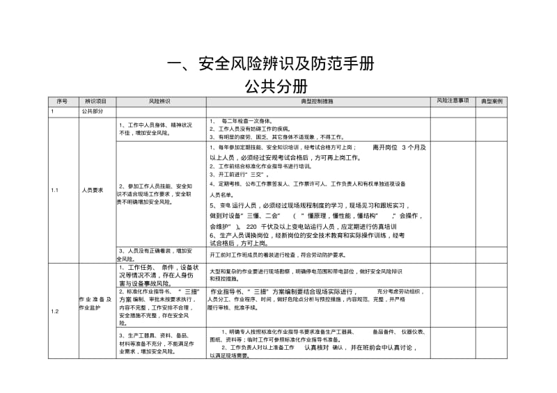 安全风险辨识及防范手册().pdf_第1页