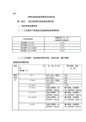 特种设备检验收费项目和标准.pdf