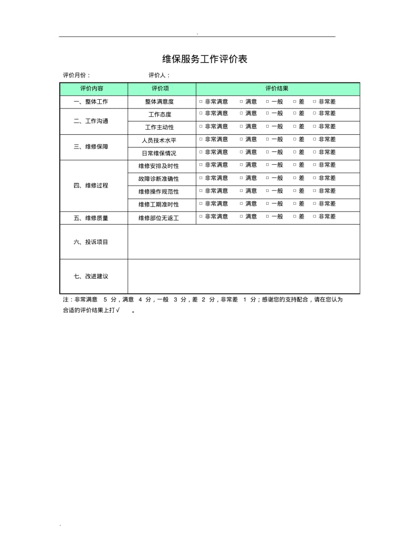 弱电工程维保项目及保养记录考核表.pdf_第2页