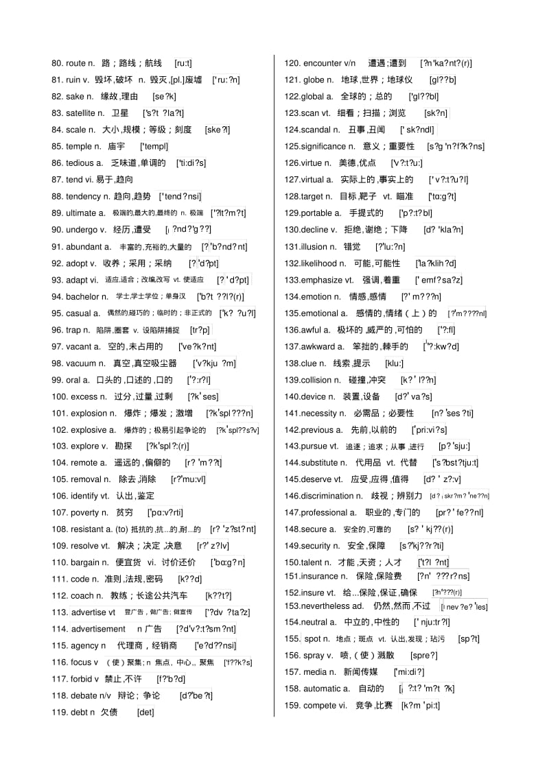 高考英语高频词汇(带音标)..pdf_第2页