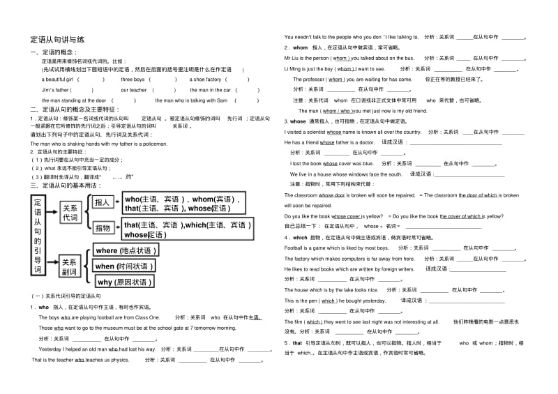 高考语法填空(定语从句专项练习)..pdf_第1页