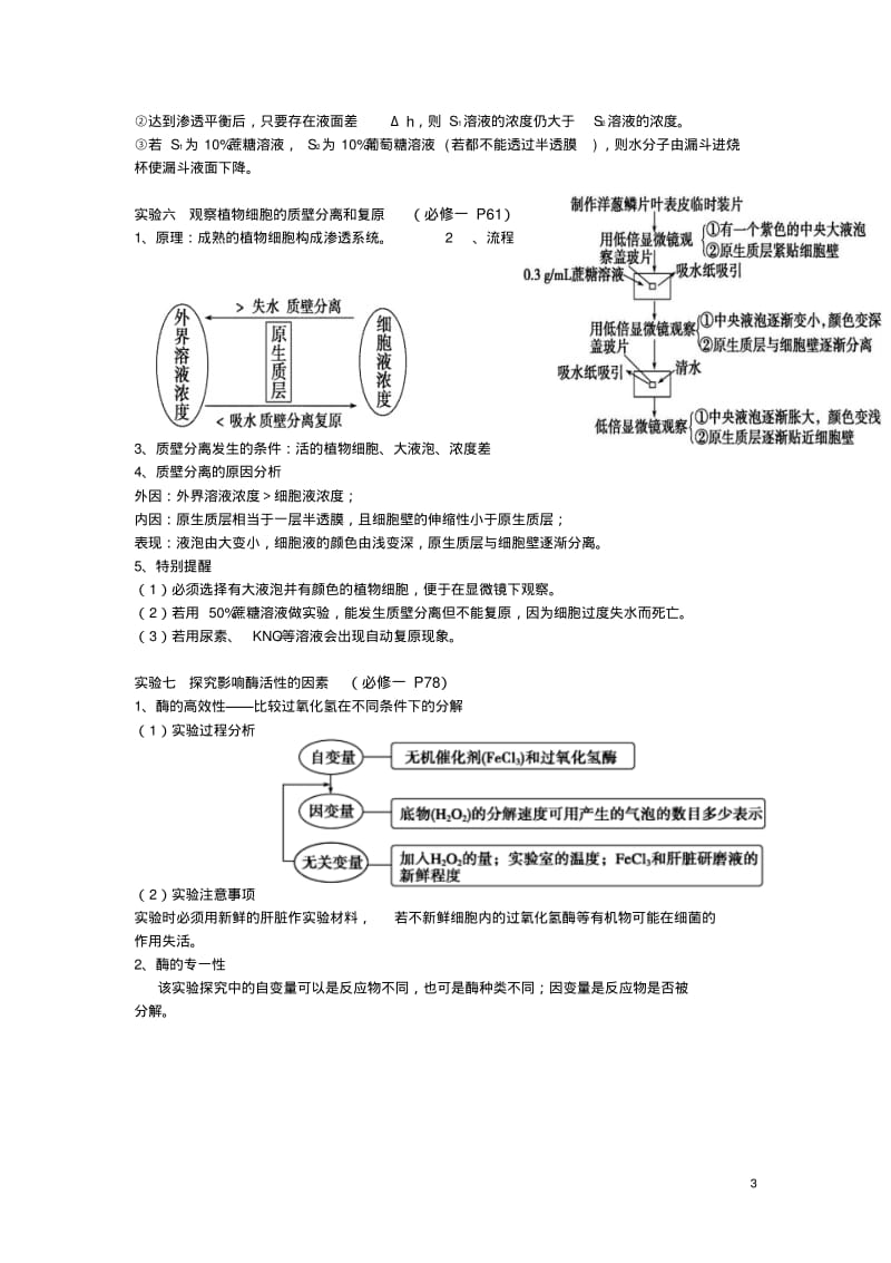 高中生物教材实验知识点梳理新人教版.pdf_第3页