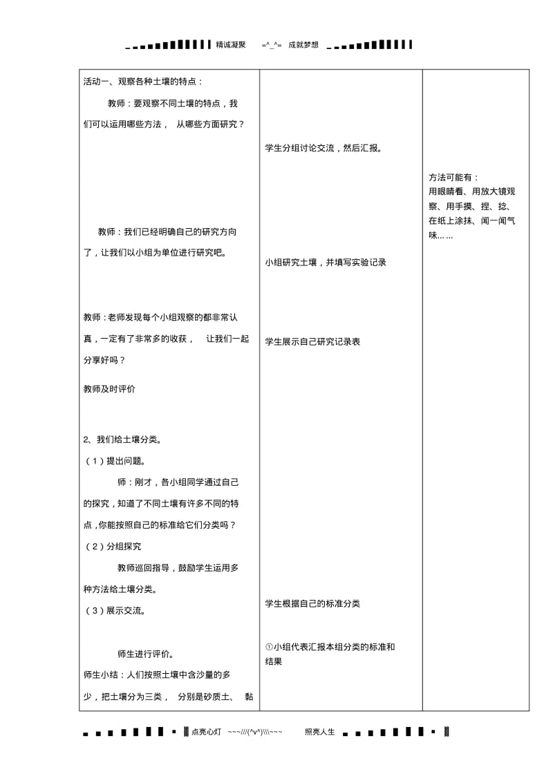 三年级科学下册《土壤的种类》教案2青岛版.pdf_第2页