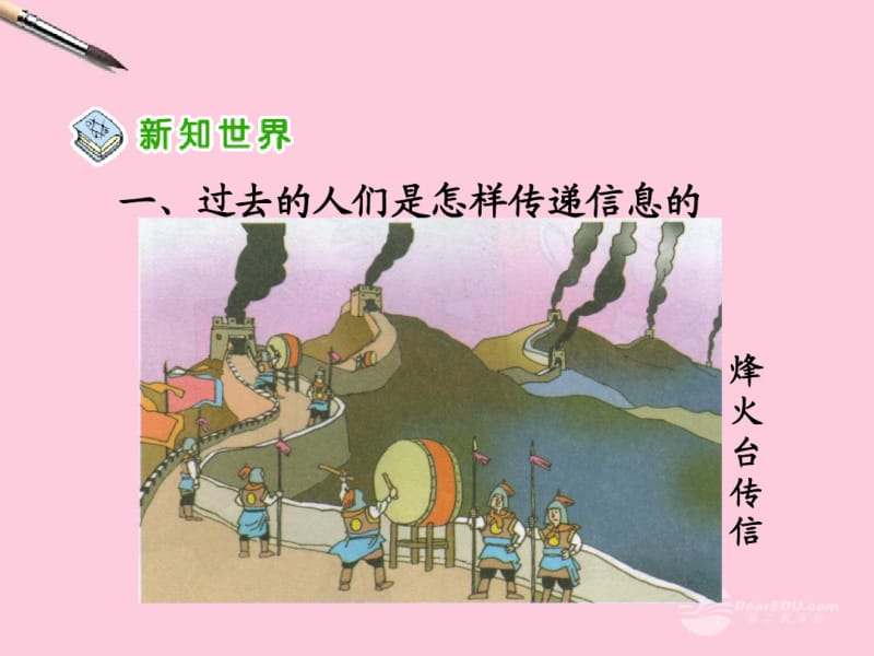 四年级品德与社会下册从烽火台到互联网1课件人教新课标版.pdf_第3页