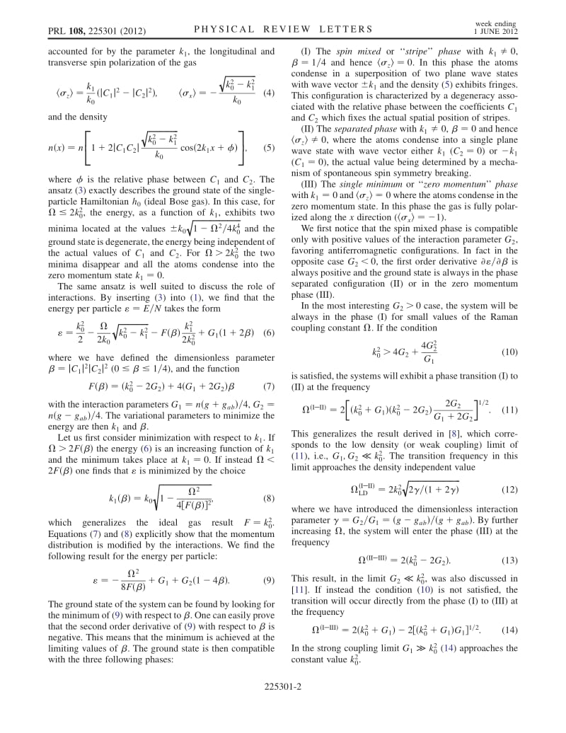 Quantum Tricriticality and Phase Transitions in Spin-Orbit Coupled Bose-Einstein Condensates.pdf_第2页