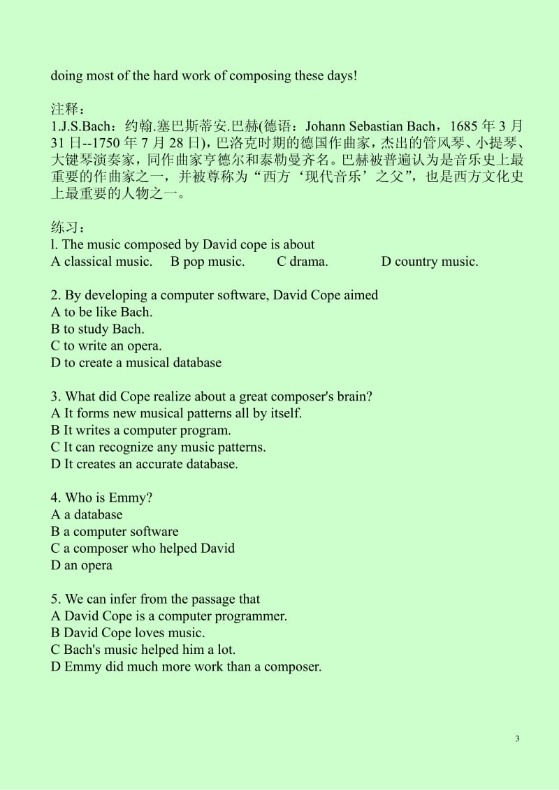 职称英语综合B 阅读理解押题 孙伟老师【占30分，必须掌握】 .pdf_第3页