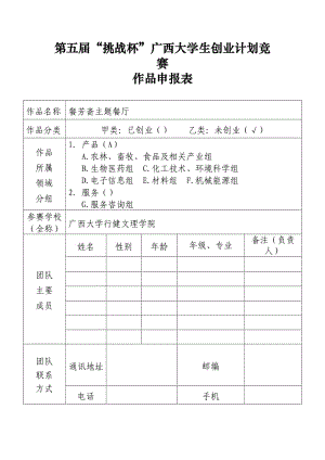 【创业计划】大学生创业竞赛作品 主题餐厅创业计划书（WORD档）P16.doc