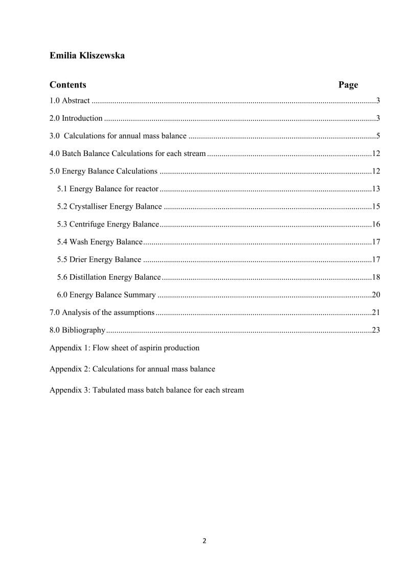 52 Energy Balance for crystalliser：对结晶器52的能量平衡.docx_第2页