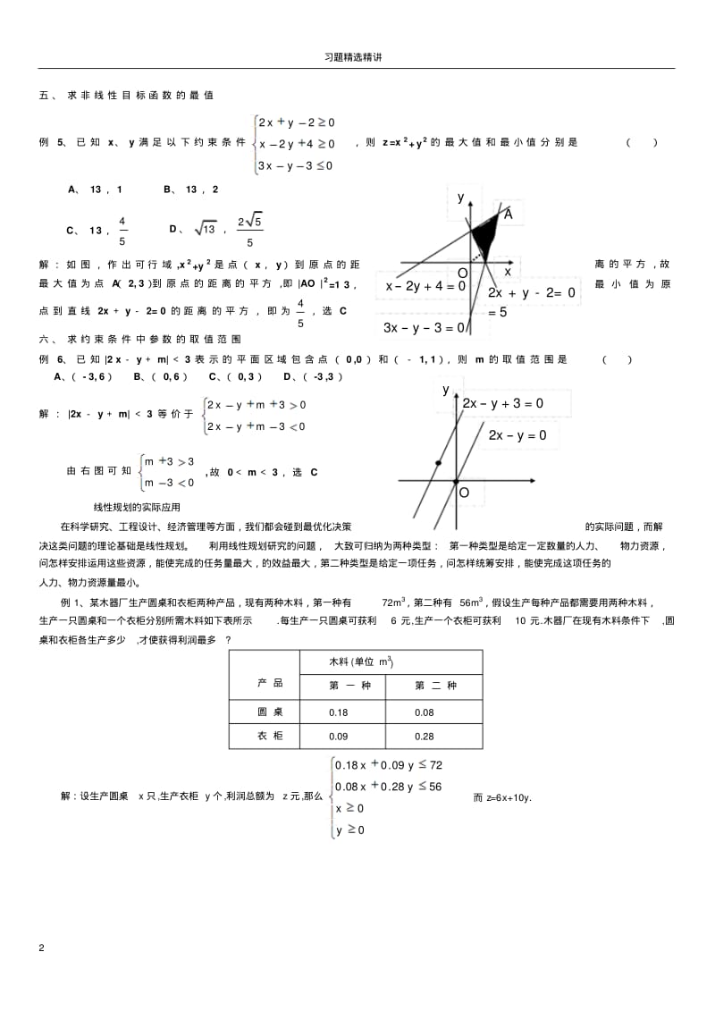 线性规划习题精选精讲.pdf_第2页