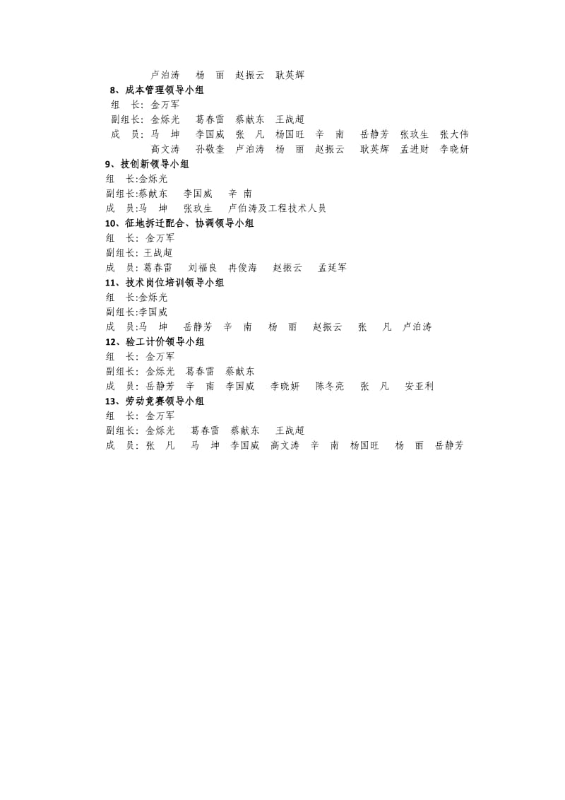 【精品word文档】项目经理部机构设置及岗位职责组织机构图.doc_第3页