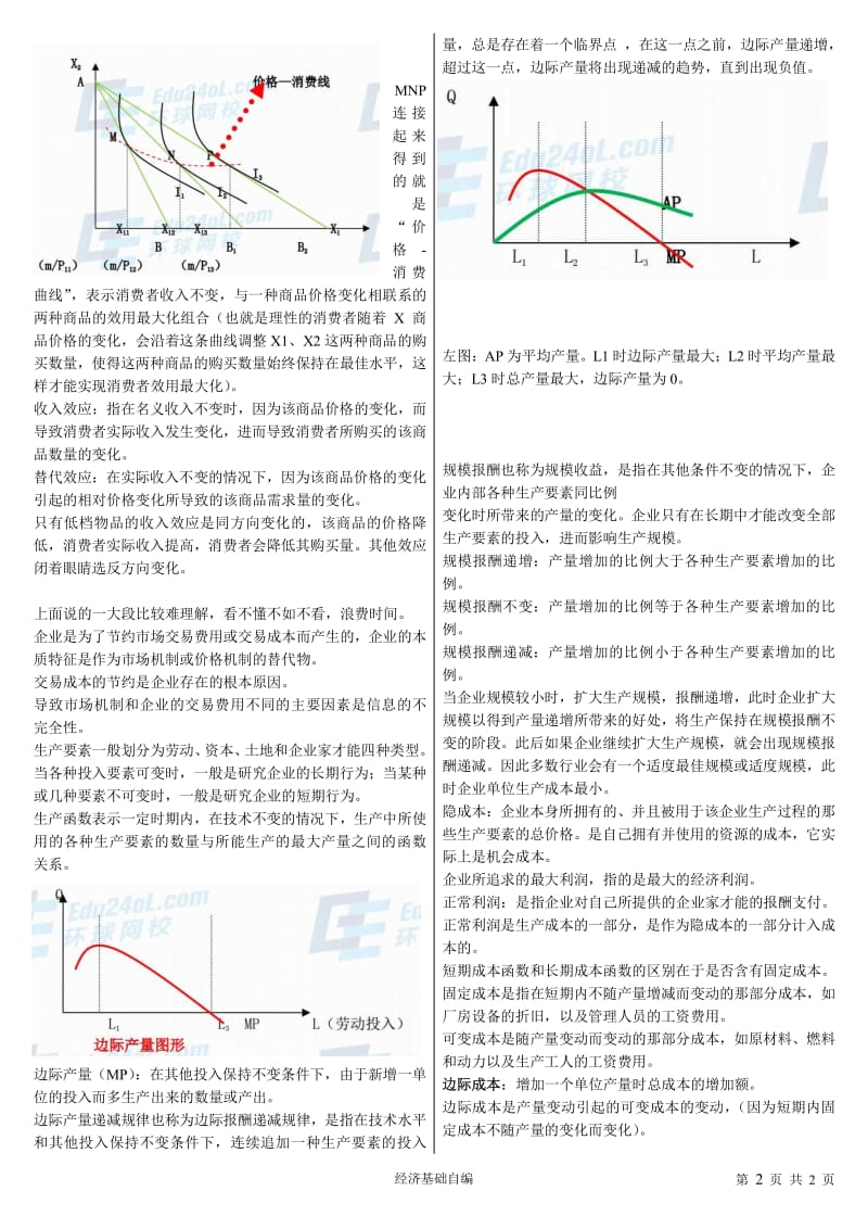 中级经济师考试 经济基础 考前老师划重点 掌握必过.pdf_第2页