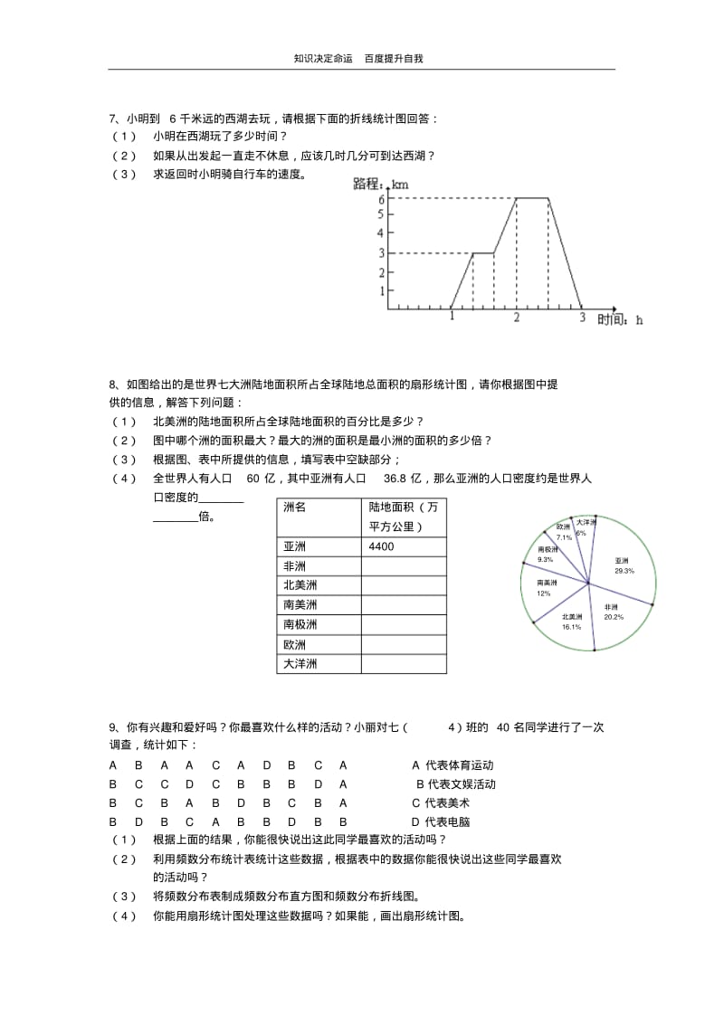 数学f9单元测试十二(数据在我们周围).pdf_第2页