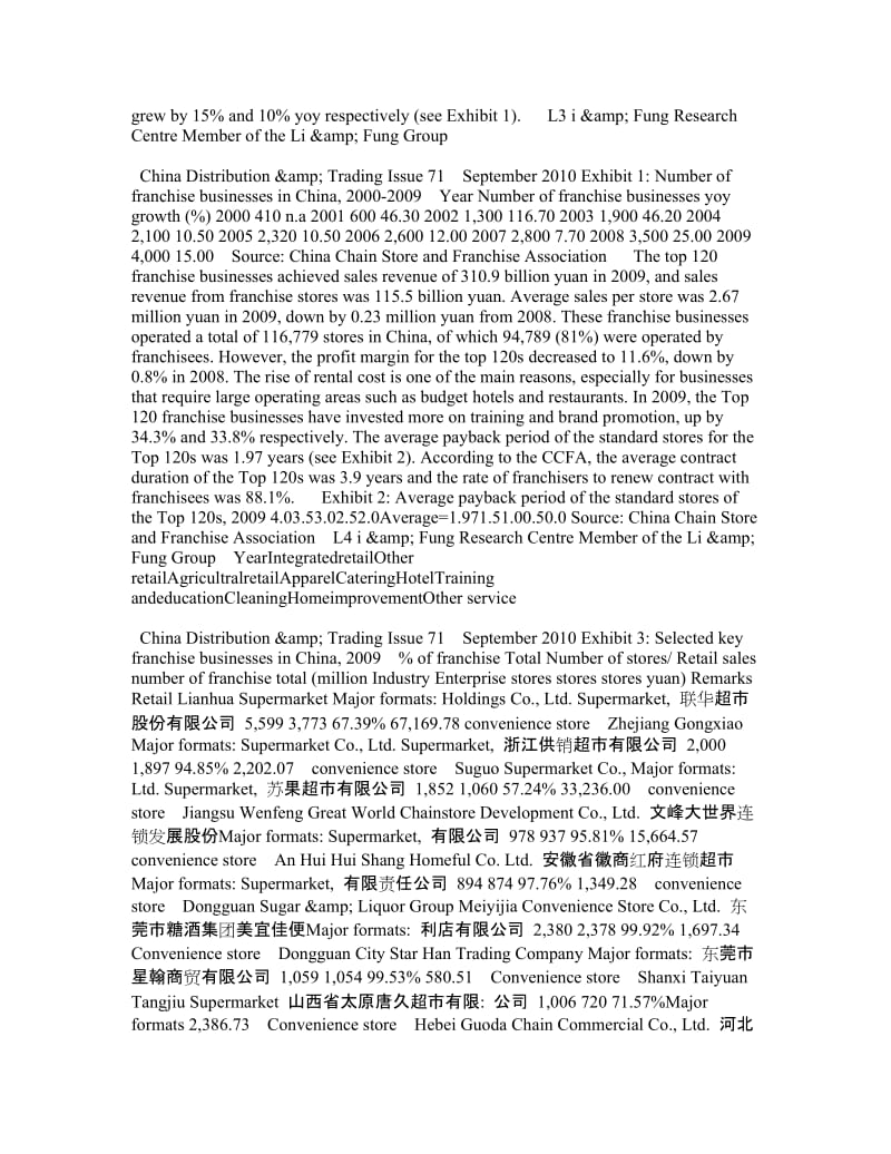 China Distribution &amp Trading Franchise businesses in China.doc_第3页