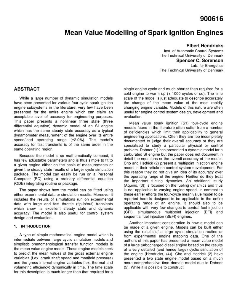 Mean Value Modelling of Spark Ignition Engines.pdf_第3页