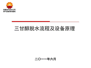 三甘醇脱水流程及设备原理二.pdf