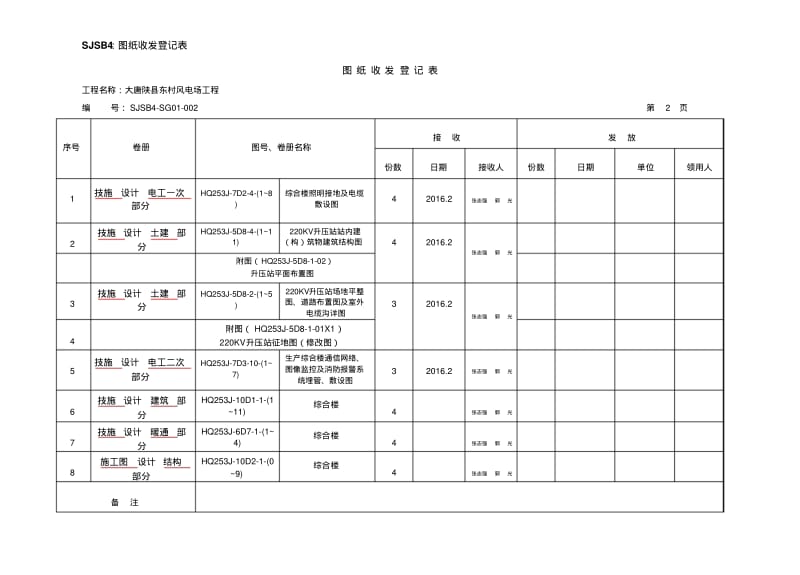 图纸收发记录.pdf_第2页