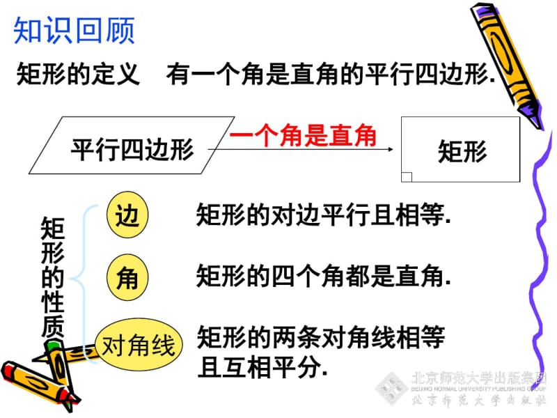 数学北师大版九年级上册矩形的性质与判定第二课时.2矩形的性质与判定(二).pdf_第2页