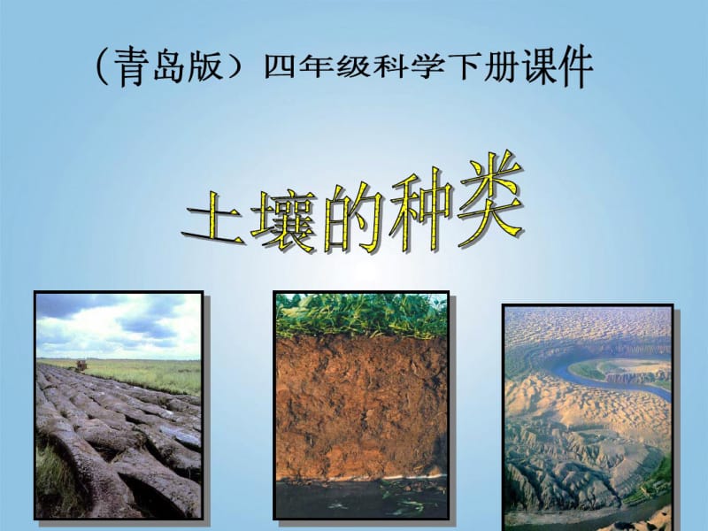 四年级科学下册土壤的种类1课件青岛版.pdf_第1页
