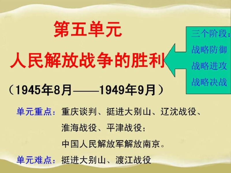 第五单元《人民解放战争的胜利》复习课件.pdf_第2页