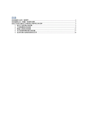 企业工会成立、换届选举全套规范文本.docx