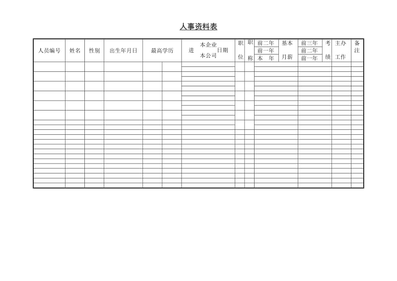 人事资料表.doc_第1页