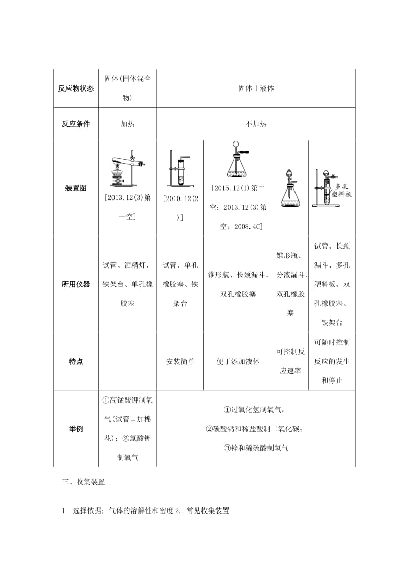 【严选】安徽省中考化学试题第二部分专题研究专题四第12题常见气体的制取与净化试题.doc_第2页