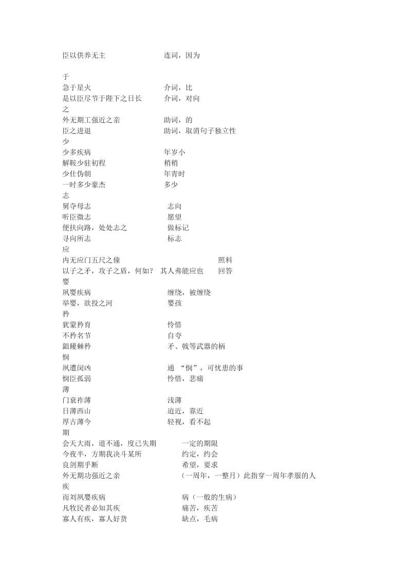 (完整word版)《陈情表》文言知识归纳(2),推荐文档.doc_第2页