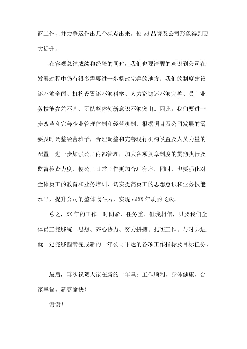 公司年终总结发言稿范文集锦6篇.docx_第2页