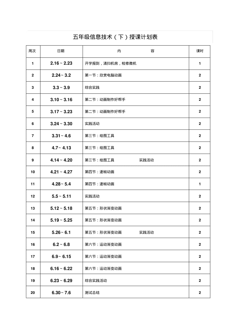 五年级信息技术下册.pdf_第1页