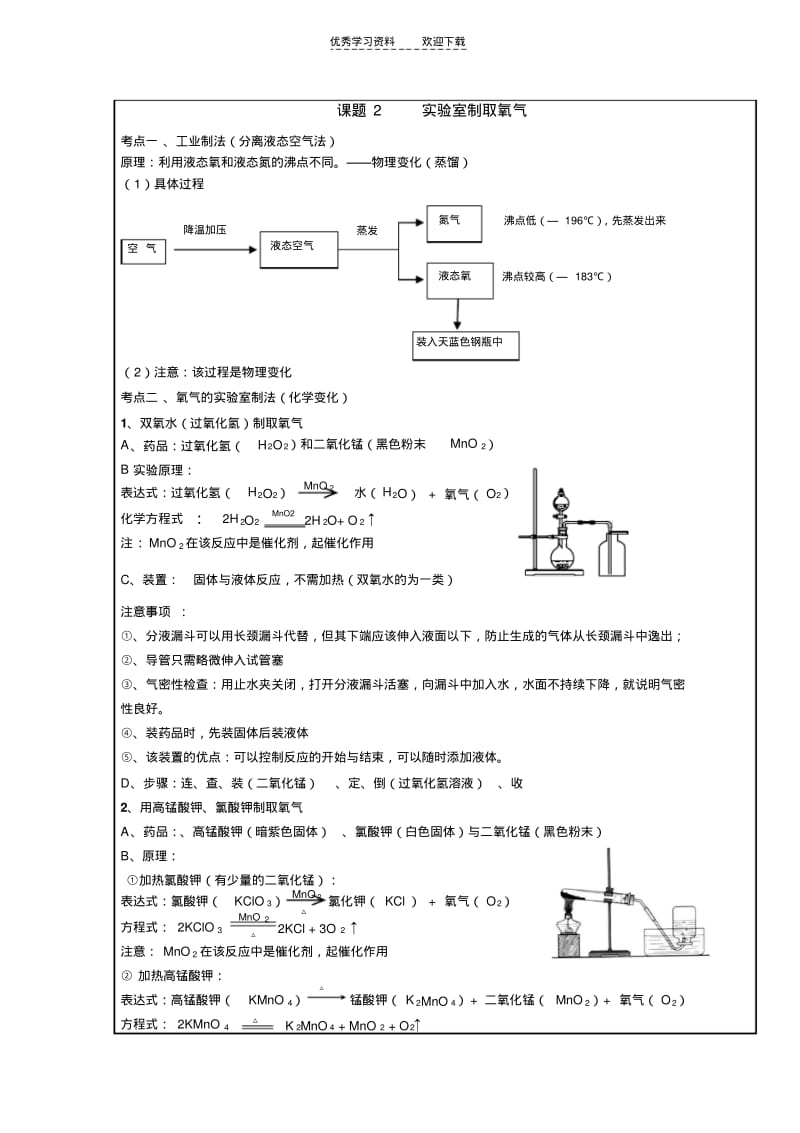 初三化学氧气性质及其制备.pdf_第3页