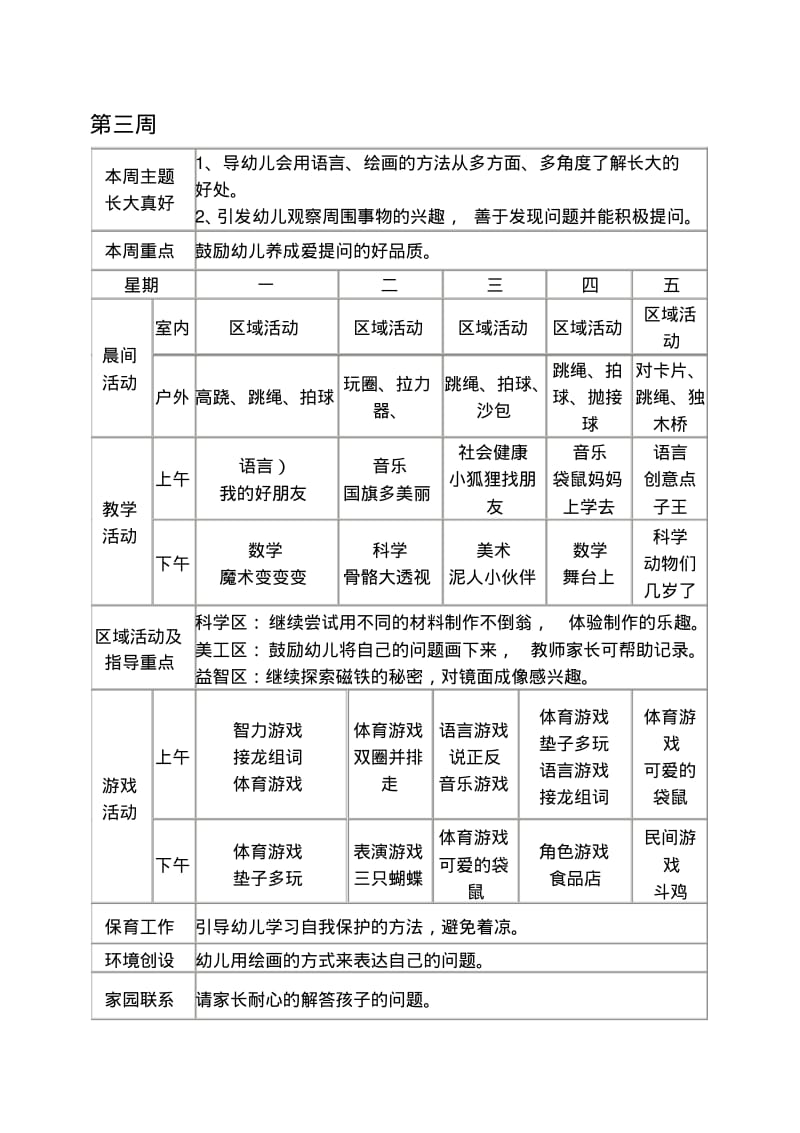 幼儿园周计划表.pdf_第3页