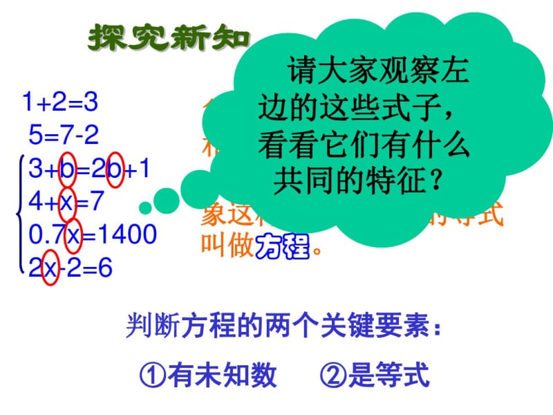 人教版七年级上册数学3.1从算式到方程(上课)(共16张).pdf_第2页