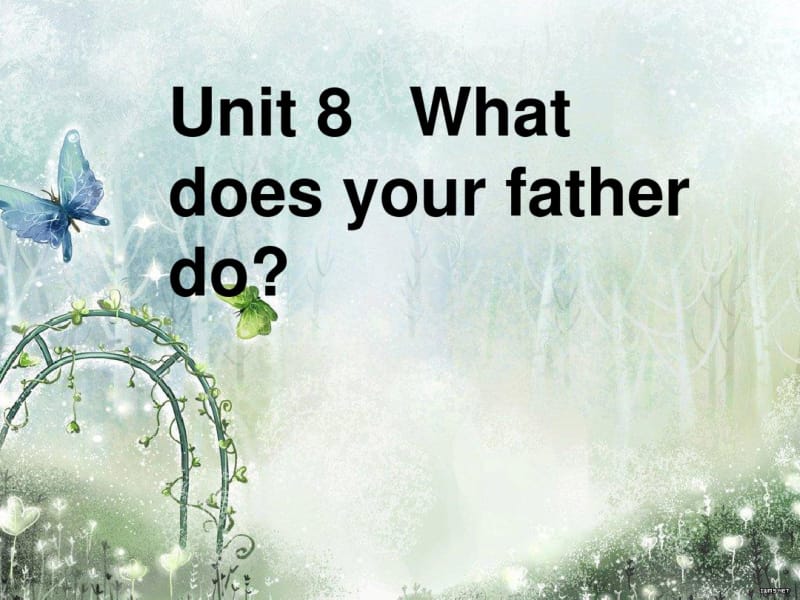 五年级上册英语课件-Unit8Whatdoesyourfatherdo1_湘鲁版(共18张).pdf_第1页