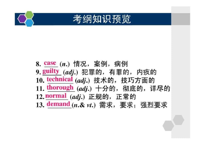 人教版高中英语必修5Unit4精品复习课件.pdf_第3页