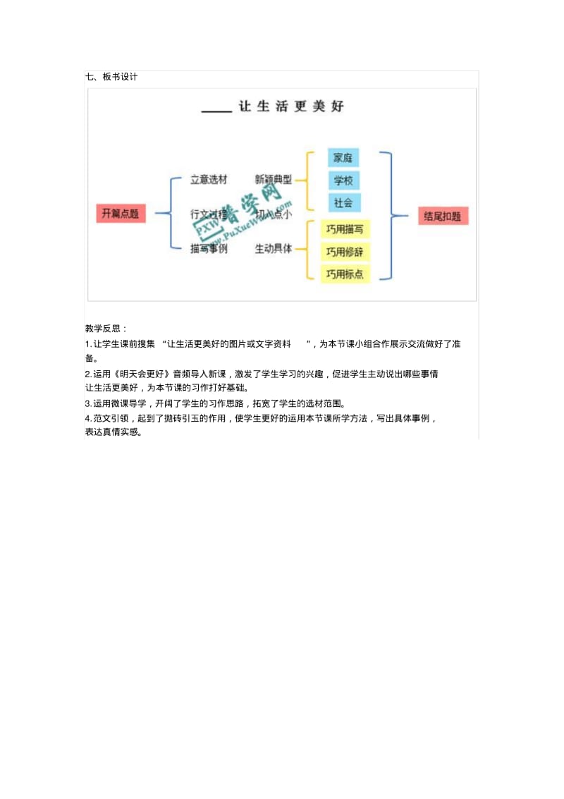 《习作：____让生活更美好》教学设计及教学反思.pdf_第3页