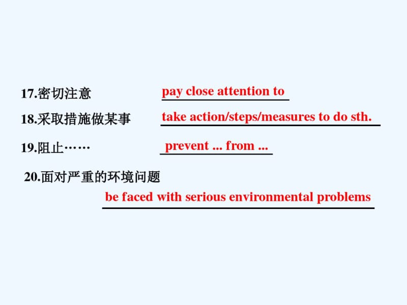 2018年高考英语二轮复习专题辅导与测试四热门话题下的书面表达押题学案(八)环境保护.pdf_第3页