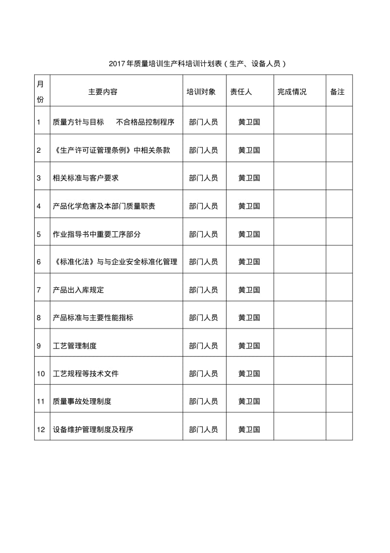 【优质文档】05质量培训计划表2017.pdf_第3页