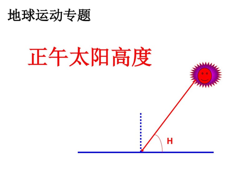 专题复习：正午太阳高度及应用.pdf_第1页