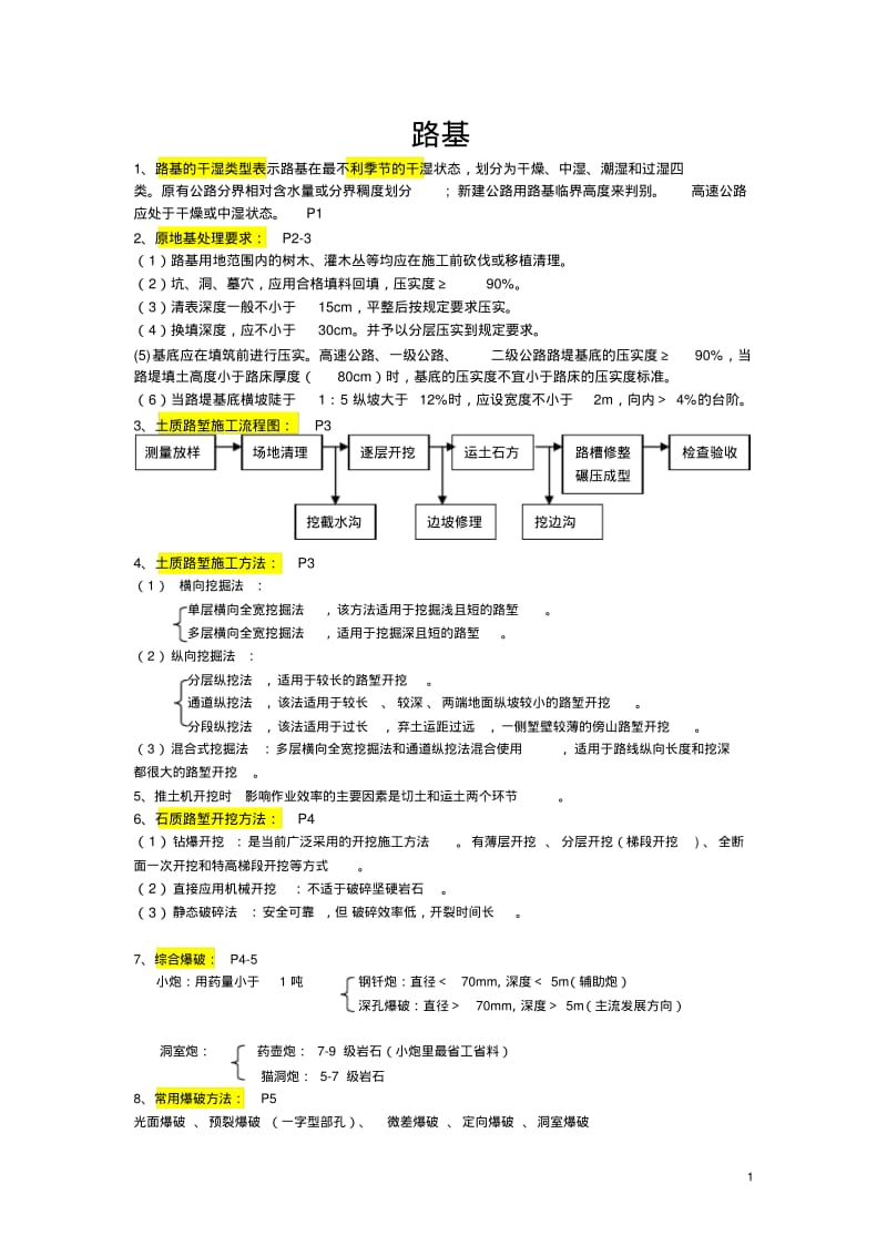 一建公路工程第四版知识点总结.pdf_第1页