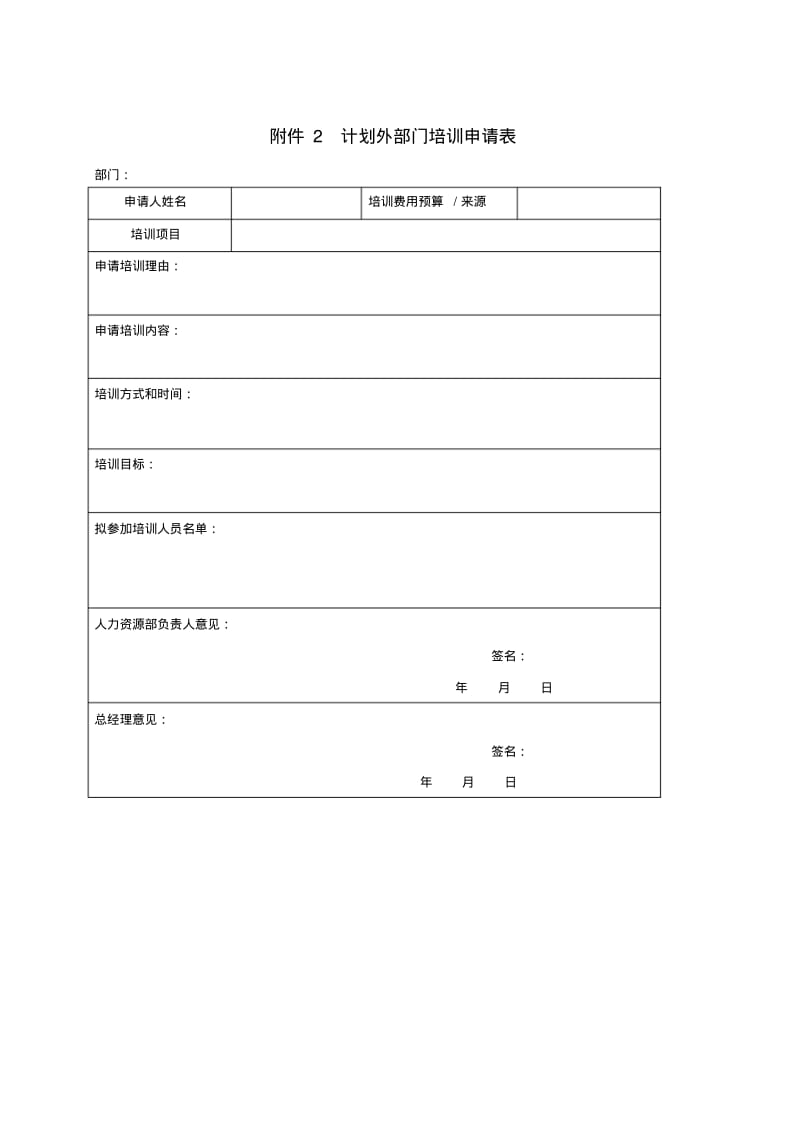 企业培训管理常用表格【共八份】.pdf_第2页