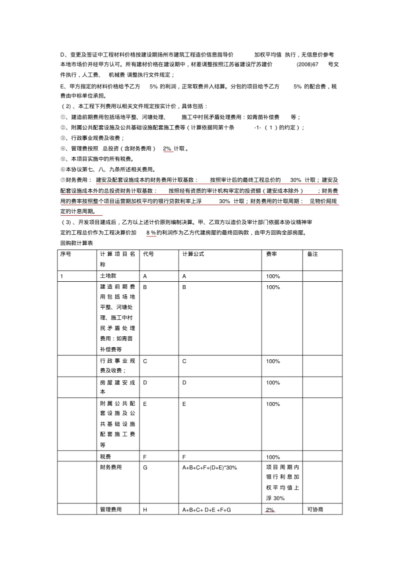 安置房开发项目合作协议修改.pdf_第2页