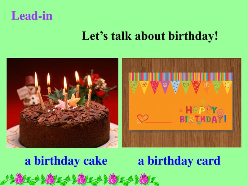 冀教版七年级英语上册Unit5Lesson29ABirthdayCard(共23张).pdf_第3页