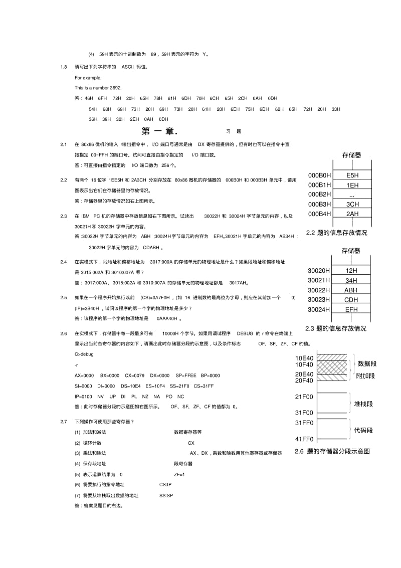 用降幂法和除法将下列十进制数转换为二进制数和十六进制数.pdf_第2页