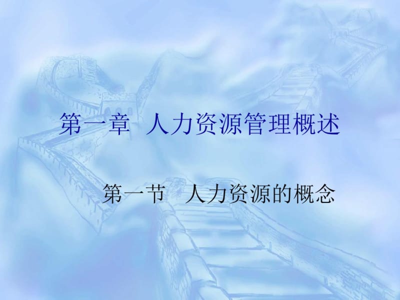 第一章人力资源管理概述.pdf_第1页