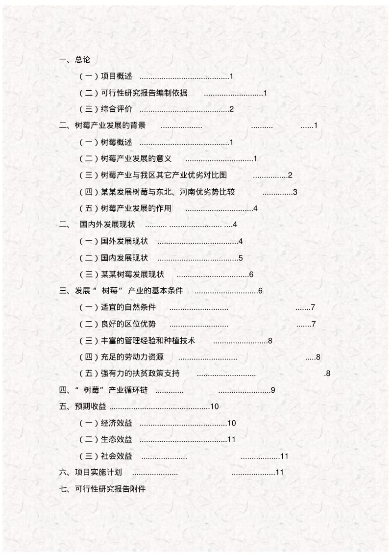 红树莓种植投资项目商业计划书.pdf_第2页